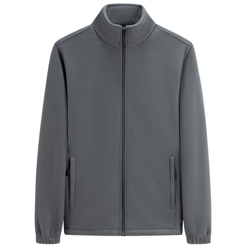2026 Spring/Autumn New Fleece Jacket for Men, Polar Fleece Sweatshirt, Warm Casual Coat for Middle-Aged and Elderly Men