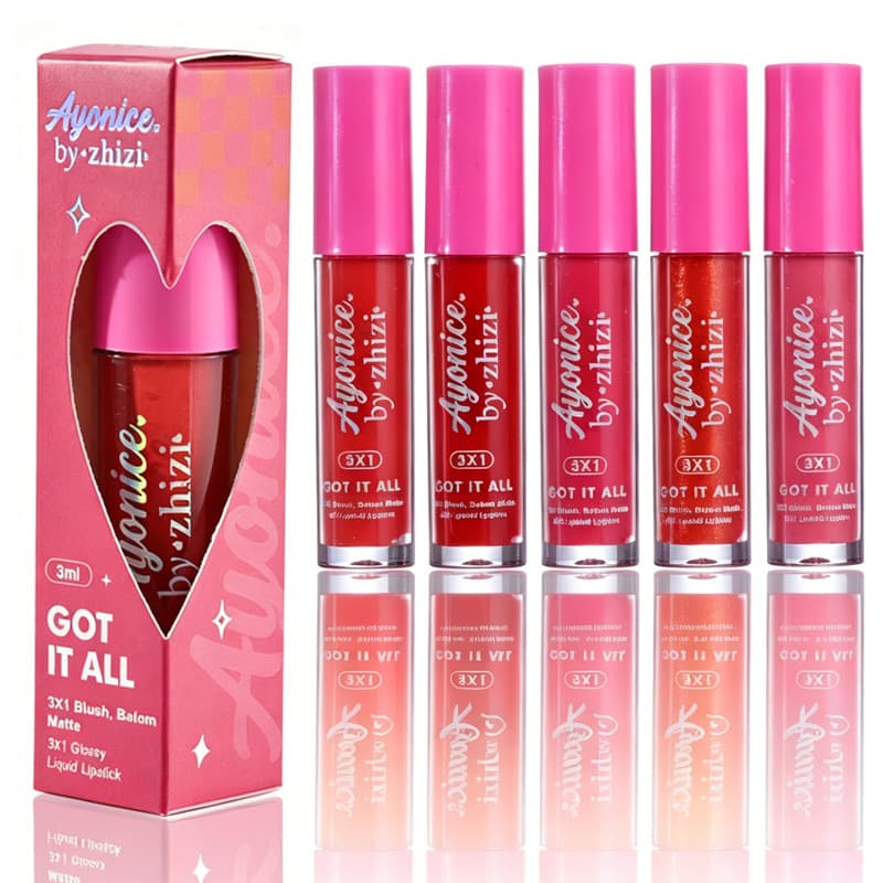 Cross-border foreign trade lip glaze LIP GLOSS moisturizing and plump liquid lip gloss with pearlescent water gloss lip glaze