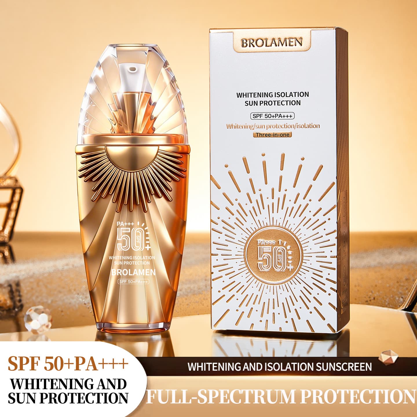 Cross-border Whitening Sunscreen Lotion SPF50+ Sunscreen CC Cream