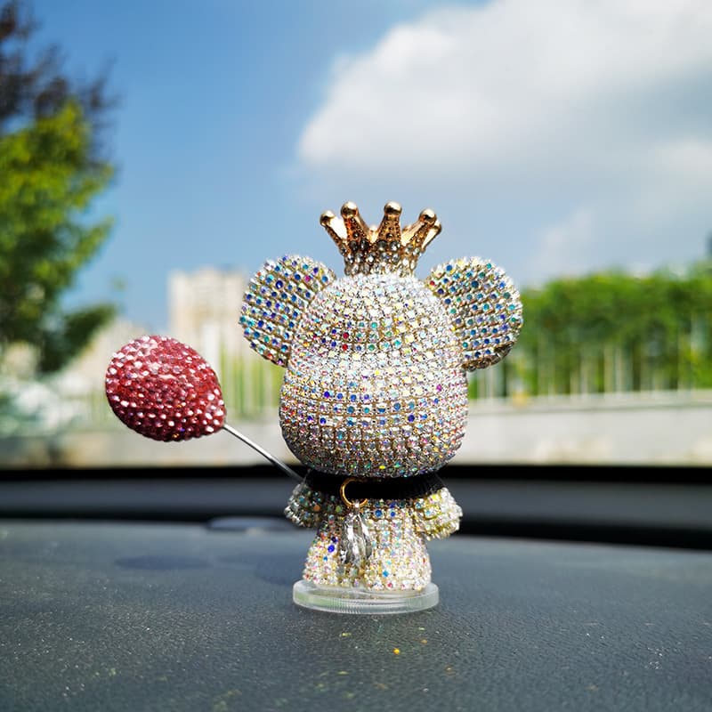Car Interior Decoration Ornaments Violent Bear Creative Cute Car Decor Female Car Perfume Manufacturer