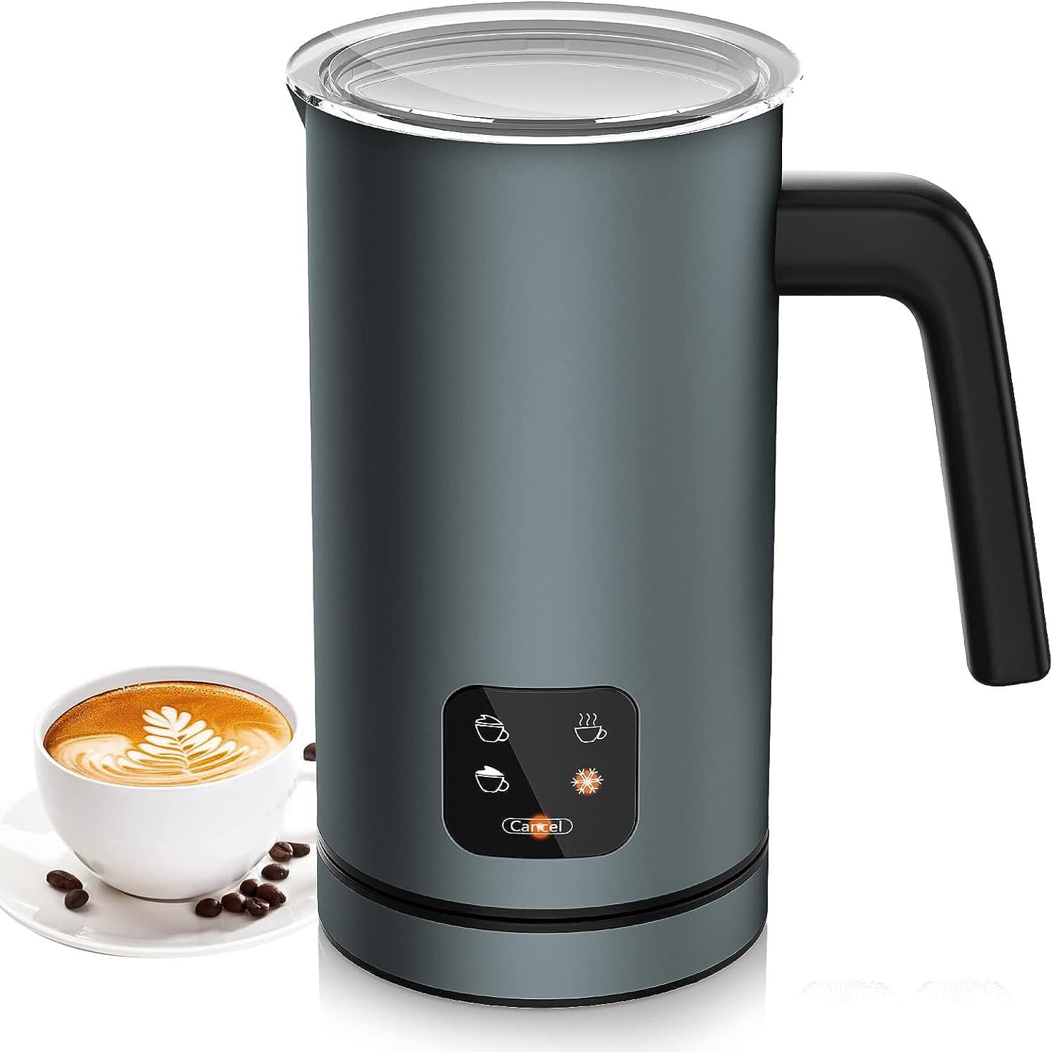 Milk Frother, Electric Automatic Hot and Cold Milk Heater and Frother for Home Use, Cross-border