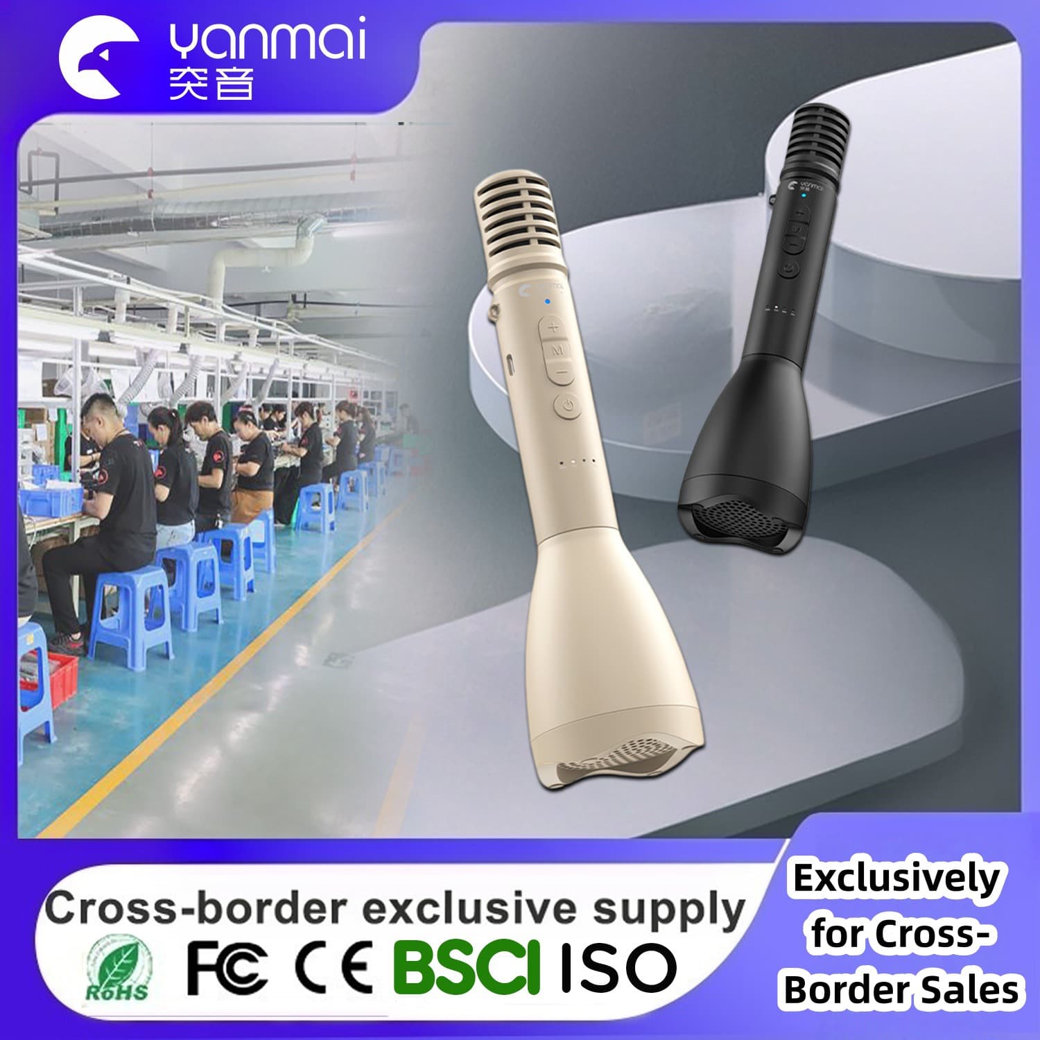BSCI K10 Bluetooth Handheld Mic Speaker for Teaching & Karaoke