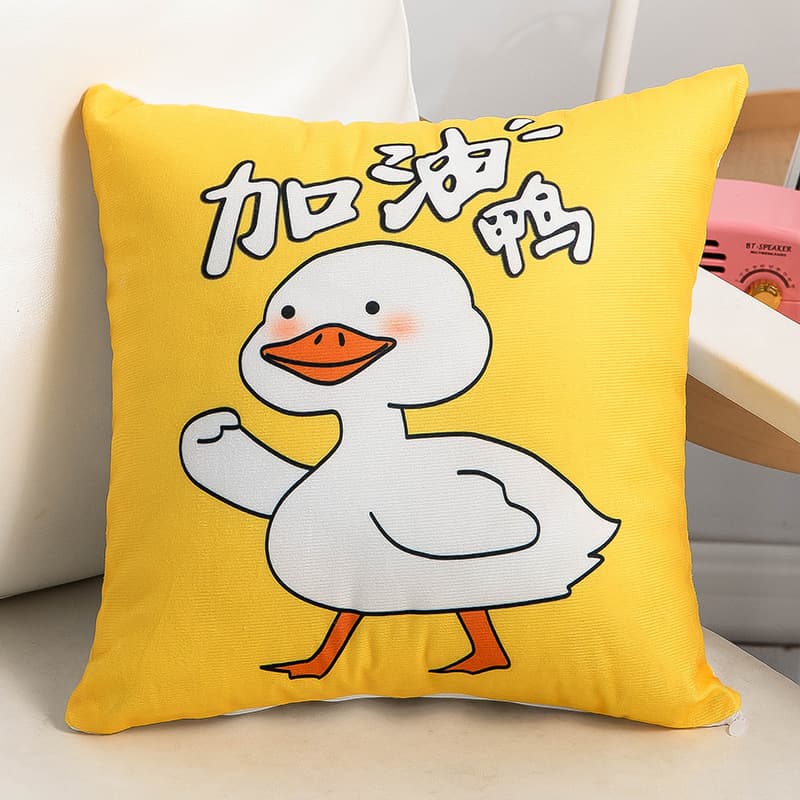 Manufacturer wholesale new cartoon small hair pillow printed pillow core back pillow non-collapse gift pillow