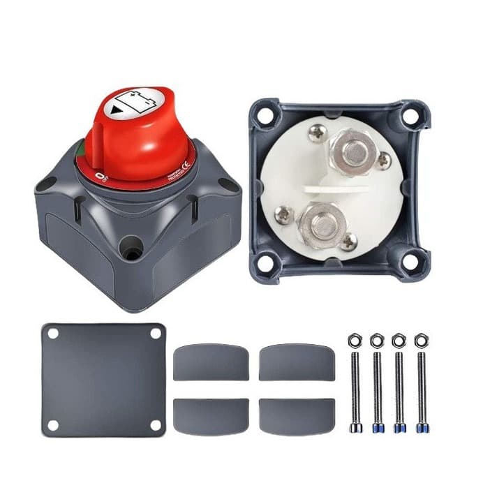 Cross-border rotating yacht and car power-off switch, high current battery power protection rotary switch