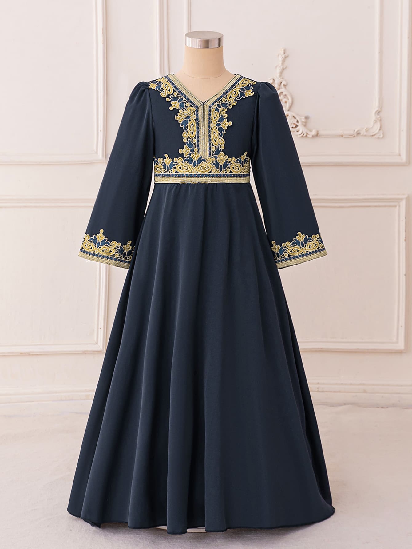 Amazon Robe Children's Formal Dress Princess Dress Girls Party Dress Baby First Birthday Baptism Dress Evening Dress