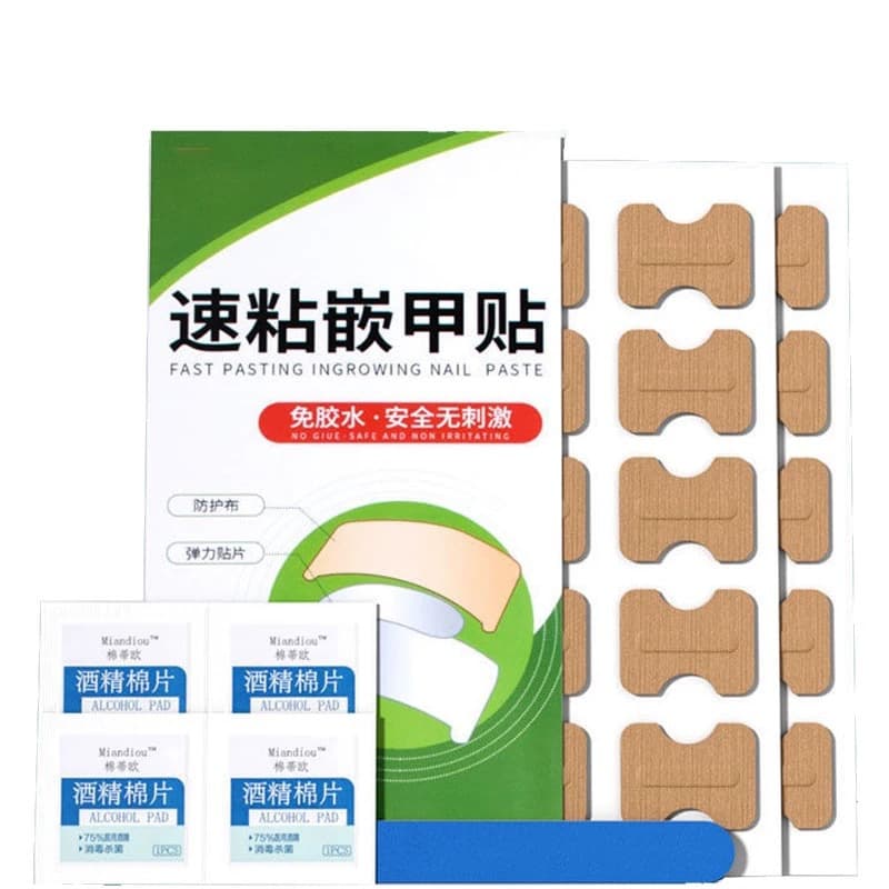 Ingrown Toenail Correction Pads, Nail Straightener for Ingrown Toenails, Toenail Growing into Flesh, Specialized Stickers