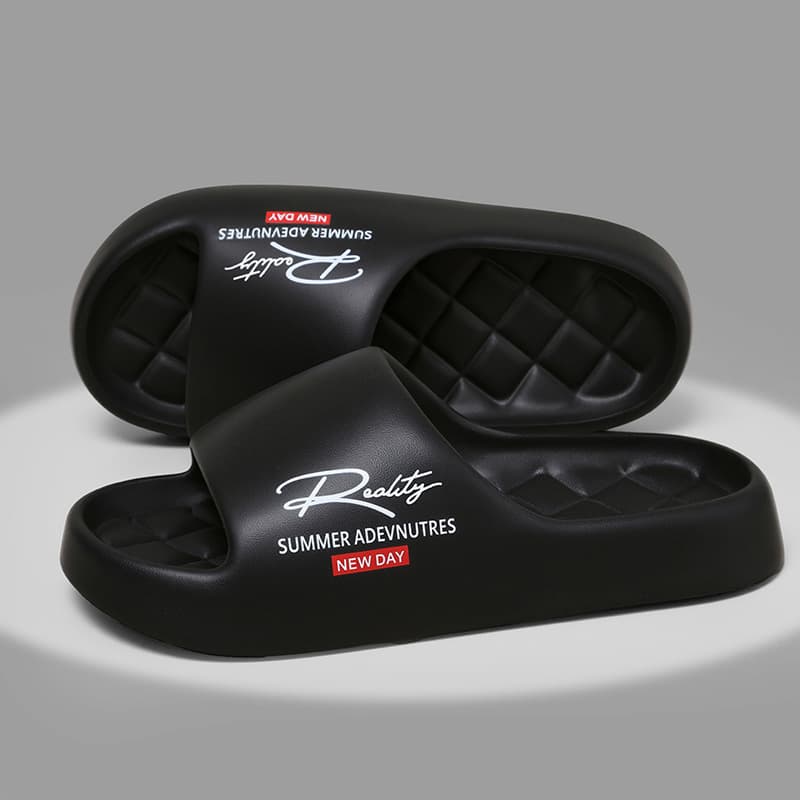 Cross-border Men's Slippers, Indoor Home Bathroom Anti-slip, Anti-odor, Premium EVA, Four Seasons Universal