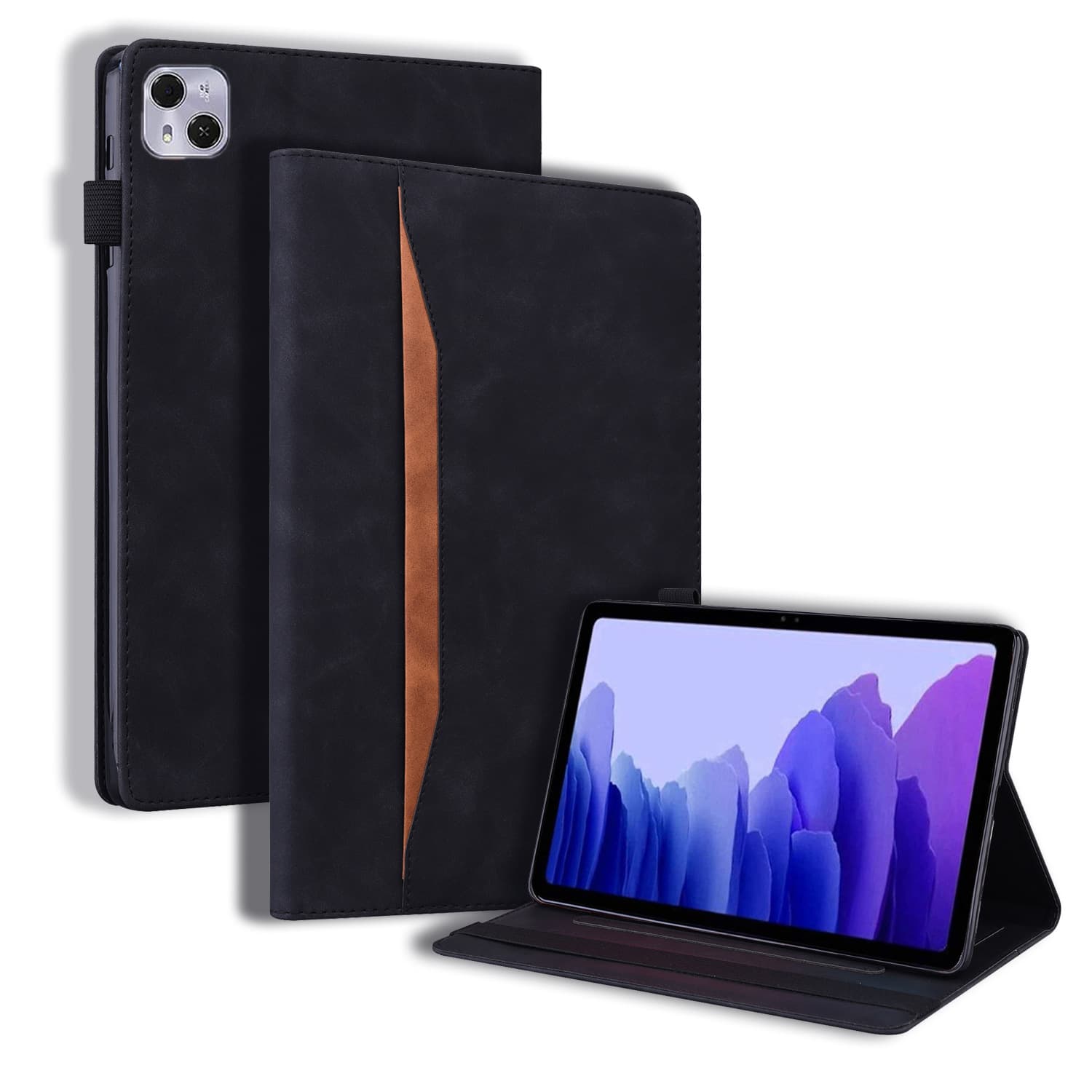 For Tecno Magapad Pro 12-inch Tablet Case Dual-Color Frosted Card Slot