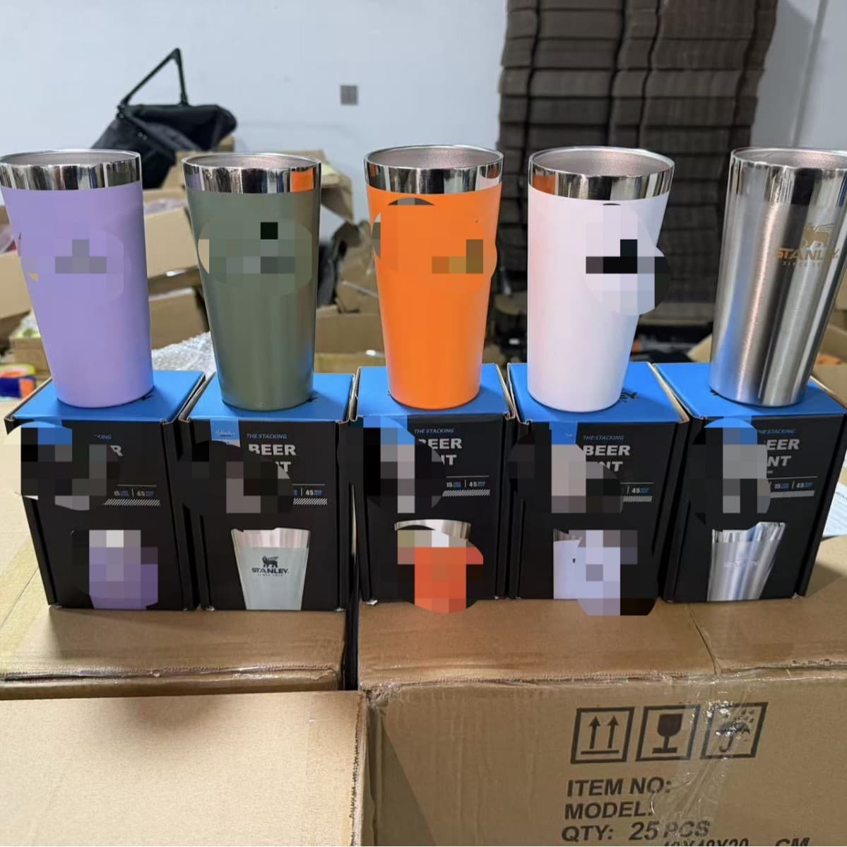 In Stock STANL Stainless Steel Beer Cup Summer Outdoor Portable Coffee Cup Vacuum Insulated Cup Fashion Office