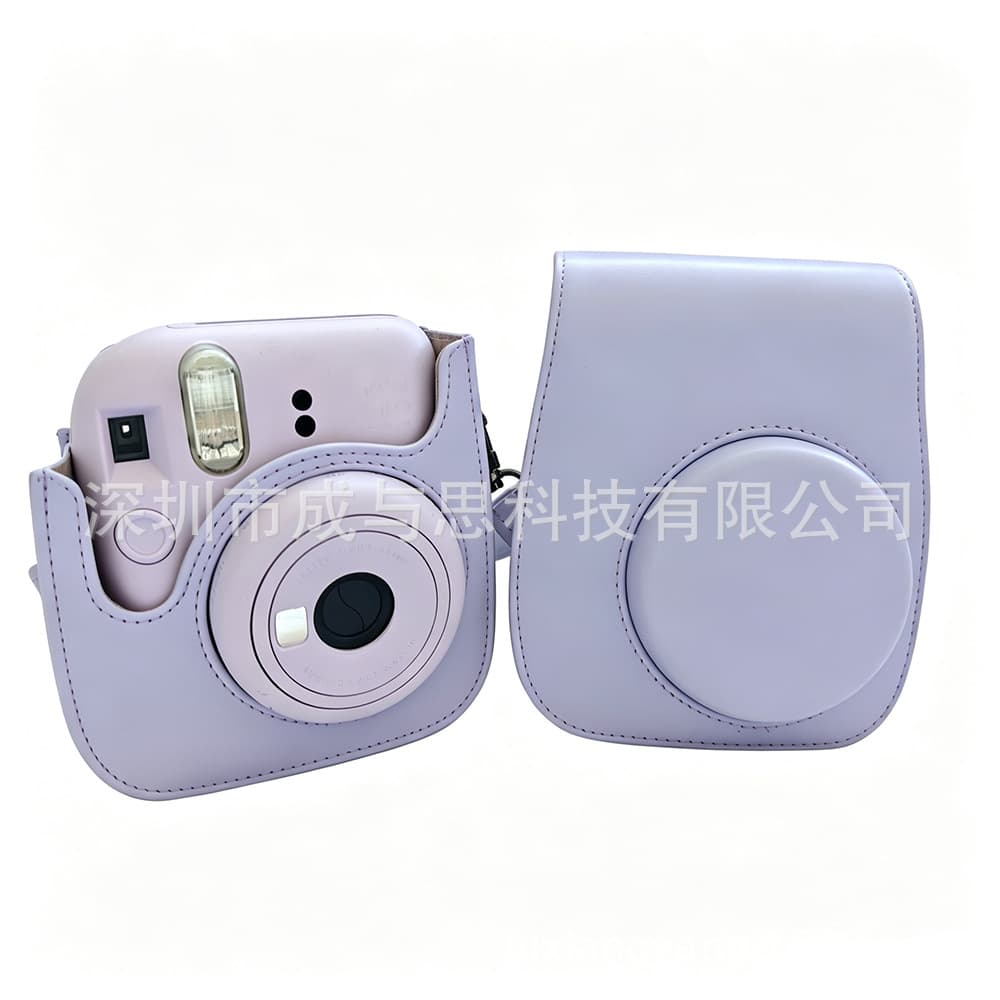 Compatible with Instax Mini 13/12/11 Camera Bag PU Leather Case 3-Inch 108/256 Photo Album
