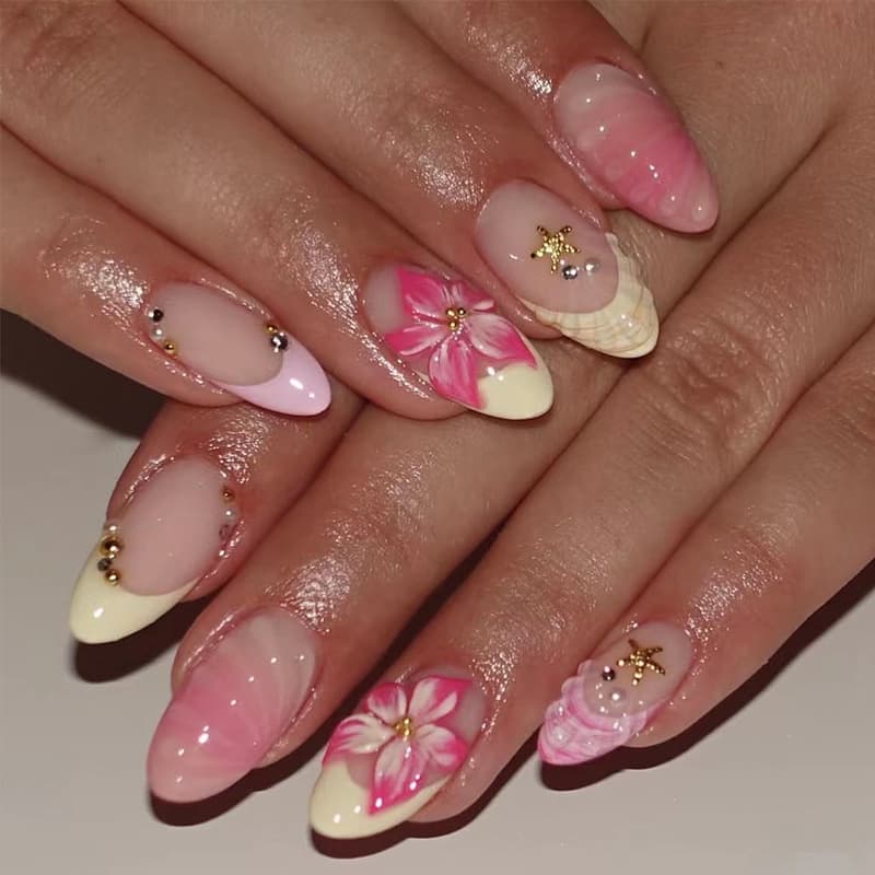 Cross-border Trade French 3D Halloween Press-on Nails Fake Nail Stickers Wholesale