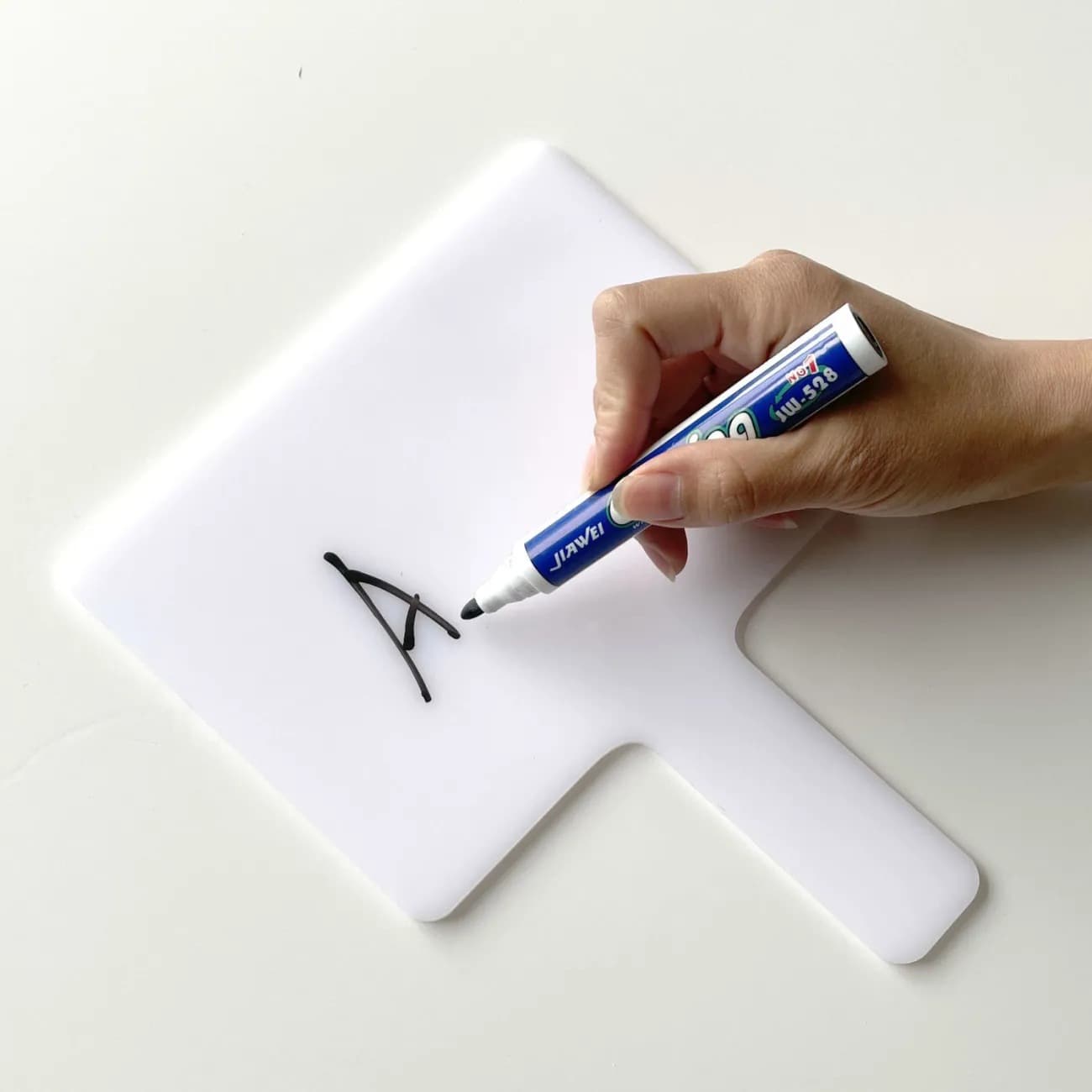 Acrylic Answer Board for Classroom, Handheld Double-Sided Writing Board for Teachers and Students, Interactive Quick-Response Board, Erasable