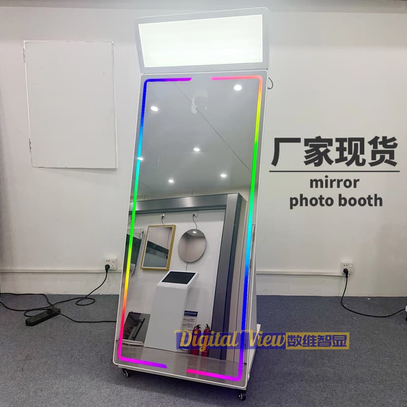 Mirror Photo Booth Interactive Magic Mirror Multifunctional All-in-One Mirror Party Photo Machine Photo Booth
