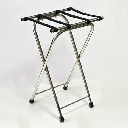 Direct Sale Reinforced Stainless Steel Luggage Rack, Hotel Foldable Storage Shelf Wholesale, Hotel Guest Room Supplies Special Price