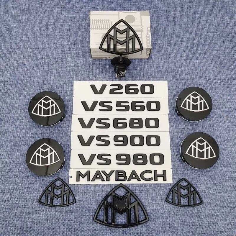 Mercedes-Benz Vito VS680L V260 V250 modified Maybach Black Warrior tail badge side badge steering wheel logo