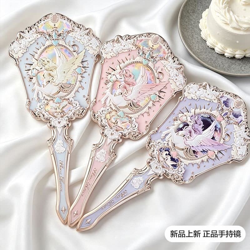 Flower Knows Knight Unicorn Lipstick Blush Eyeshadow Aegyo Sal Palette Pendant Loose Powder Perfume Lip Liner Handheld Mirror