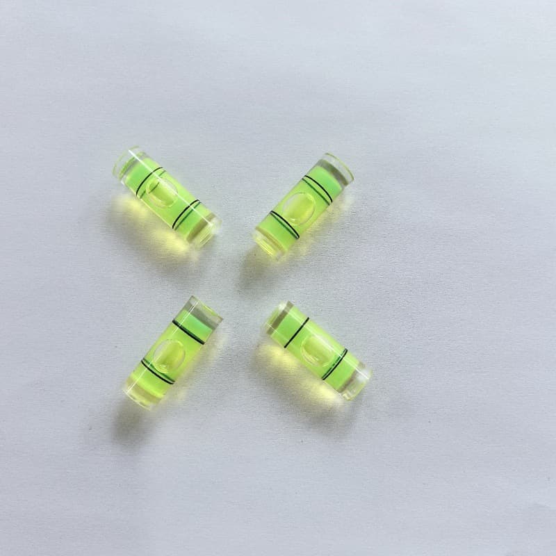 Mini spirit level 8*23mm photo wall balancer, small green spirit level, bubble level