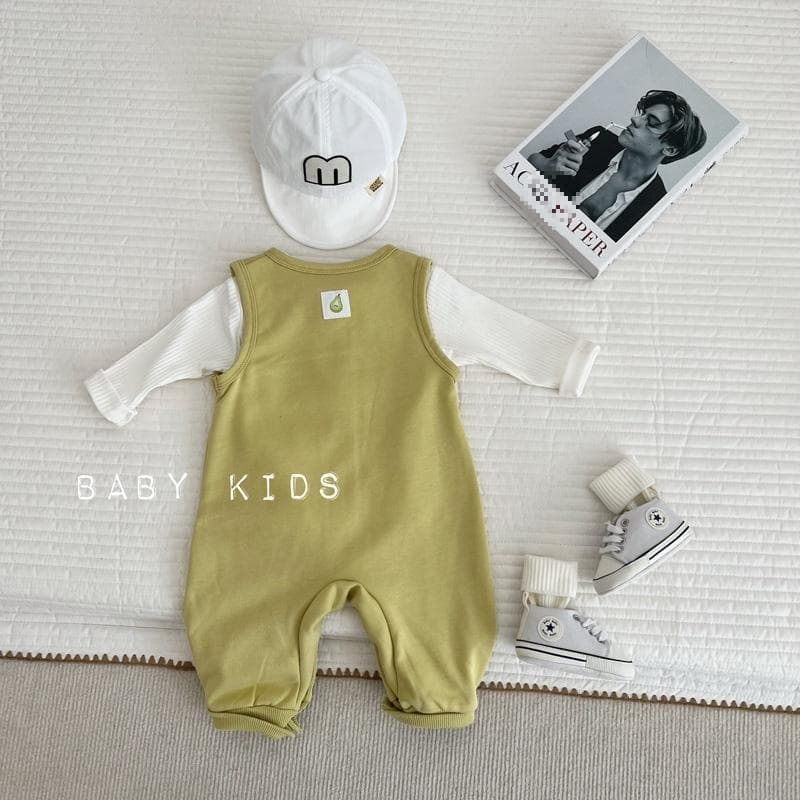 ins Spring and Autumn baby male and female baby sleeveless full button jumpsuit baby gray outer wear romper children's clothes