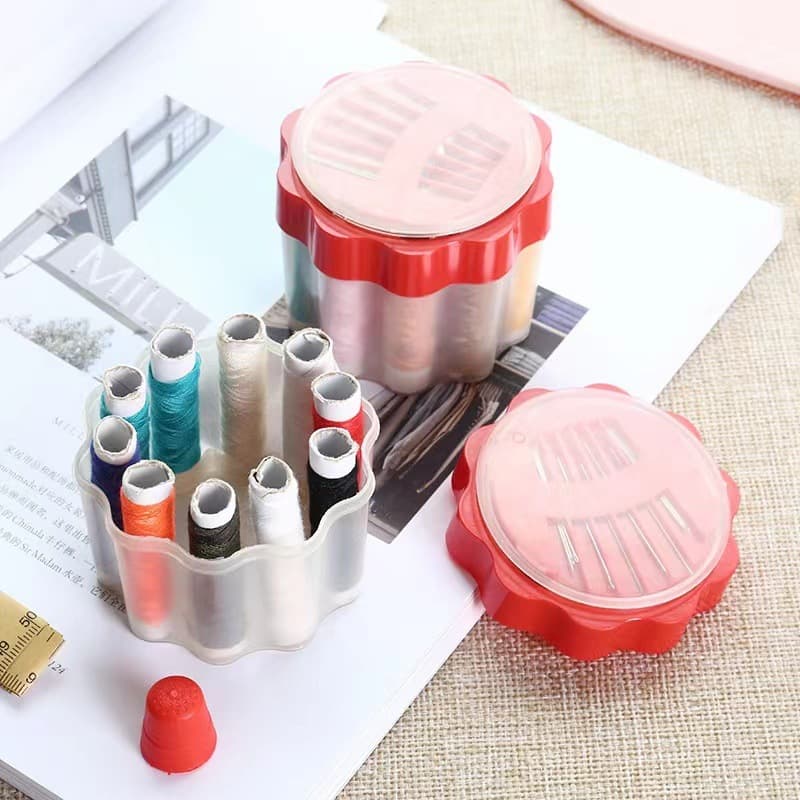 Household Sewing Kit Portable Multifunctional Sewing Kit Sewing Needles and Thread Hand Sewing Needles Dormitory Mini Sewing Box