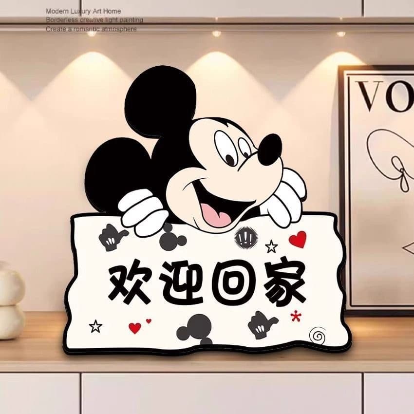 Factory Welcome Home Creative 3D Tabletop Display Painting, Entrance Hall Desktop Ornament, Decorative Painting, Bedside Art Decoration