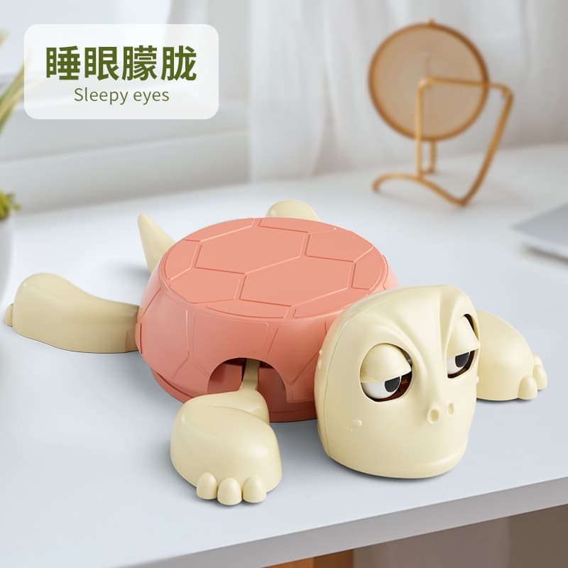 Creative Funny Turtle Cup Coaster Desktop Ornament Press to Pop Eyes Cute Humorous Turtle Coaster High Temperature Resistant