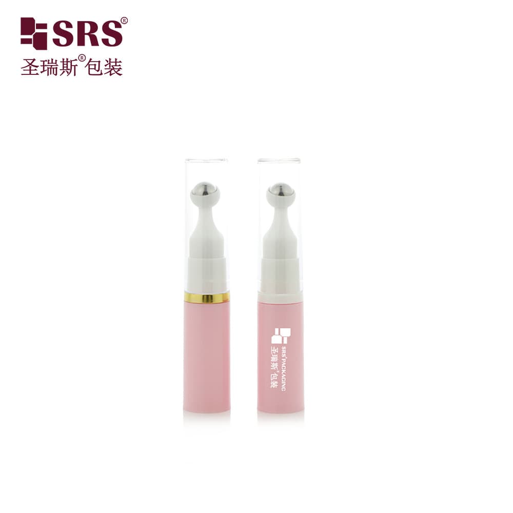 5ml Vacuum Press Roll-On Bottle Single-Layer Eye Cream Tube Cosmetic Essence Packaging Sample Daily Use Packaging Material