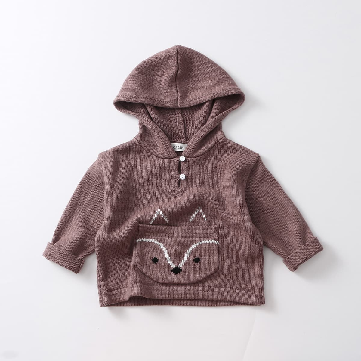 MQ~Korean Style Children's Sweater Medium Small Toddler Boys Girls Autumn Winter Sweater Cotton Knit Loose Cartoon Jacket