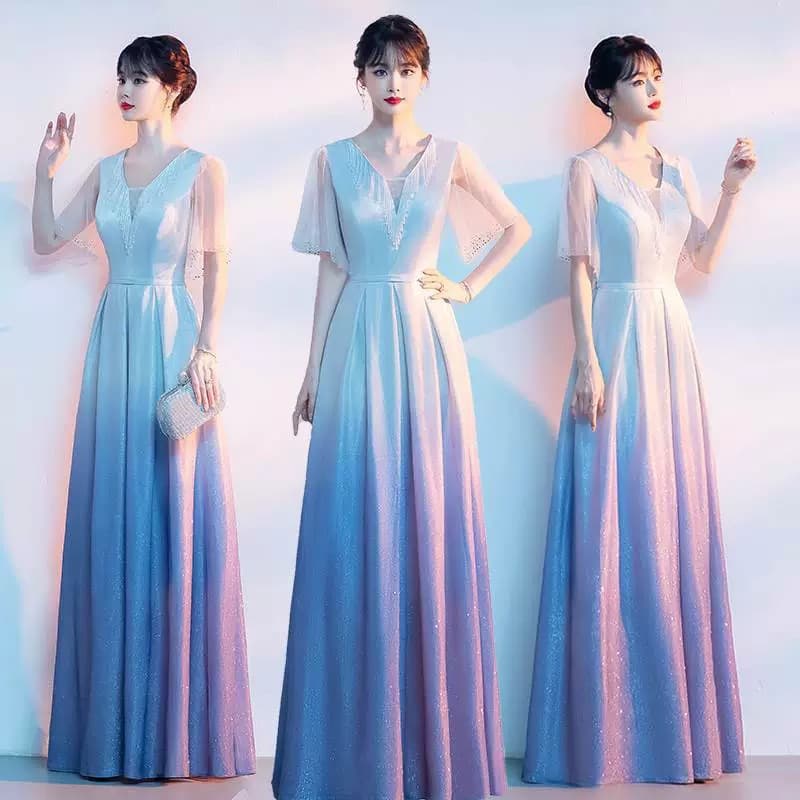 Chorus Performance Dress New Style Long Skirt Choir Stage Performance Conductor Recitation Competition Dress