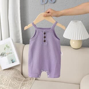 Baby Sling Bodysuit Summer Thin Style Boys Girls Baby Harem Pants Triangle Crawl Newborn Summer Fashionable Diaper Cover Romper