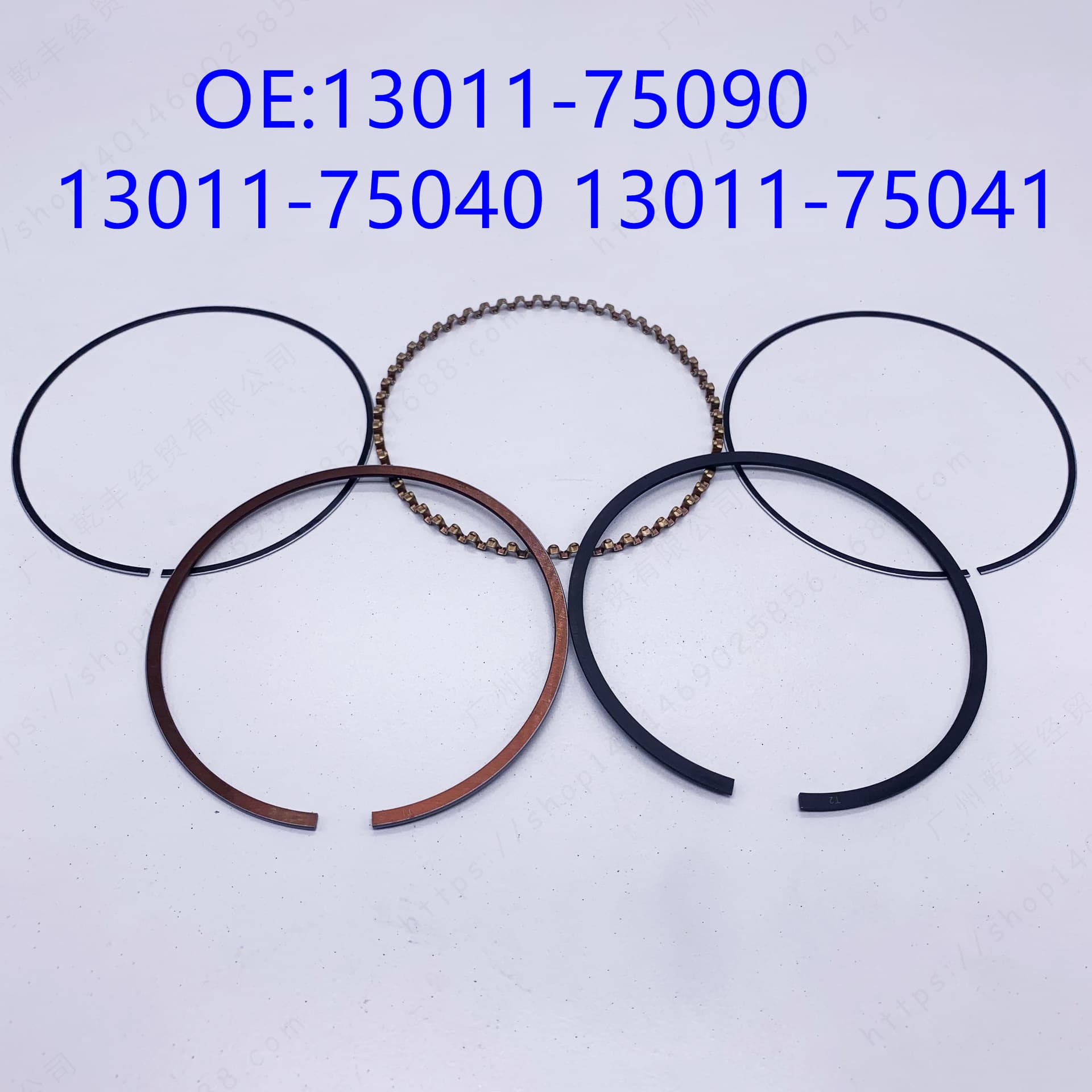 Compatible with TOYOTA Coaster 2RZ/3RZ-FE Piston Ring 13011-75040 PISTON RING