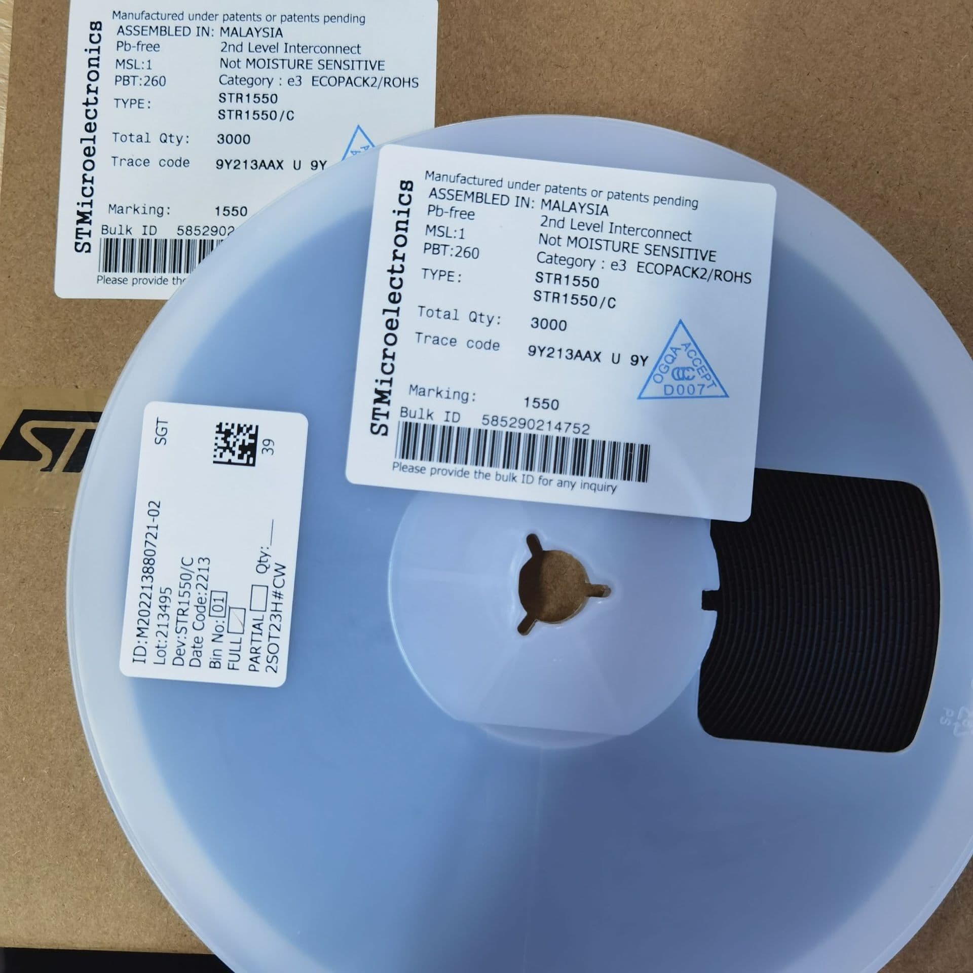 Genuine Original Stock STR1550 High-Speed Switching Transistor NPN 500V SOT23 Price Upon Inquiry