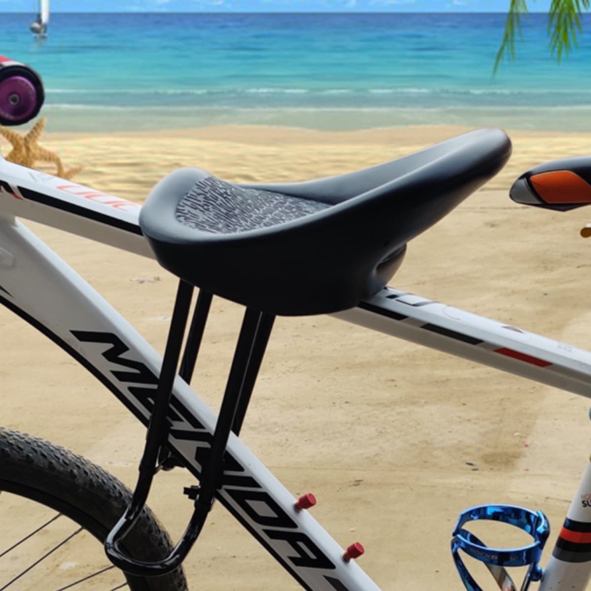 Front Child Seat for Bicycles, Mountain Bike Crossbar Baby and Child Seat Stool, Universal Front