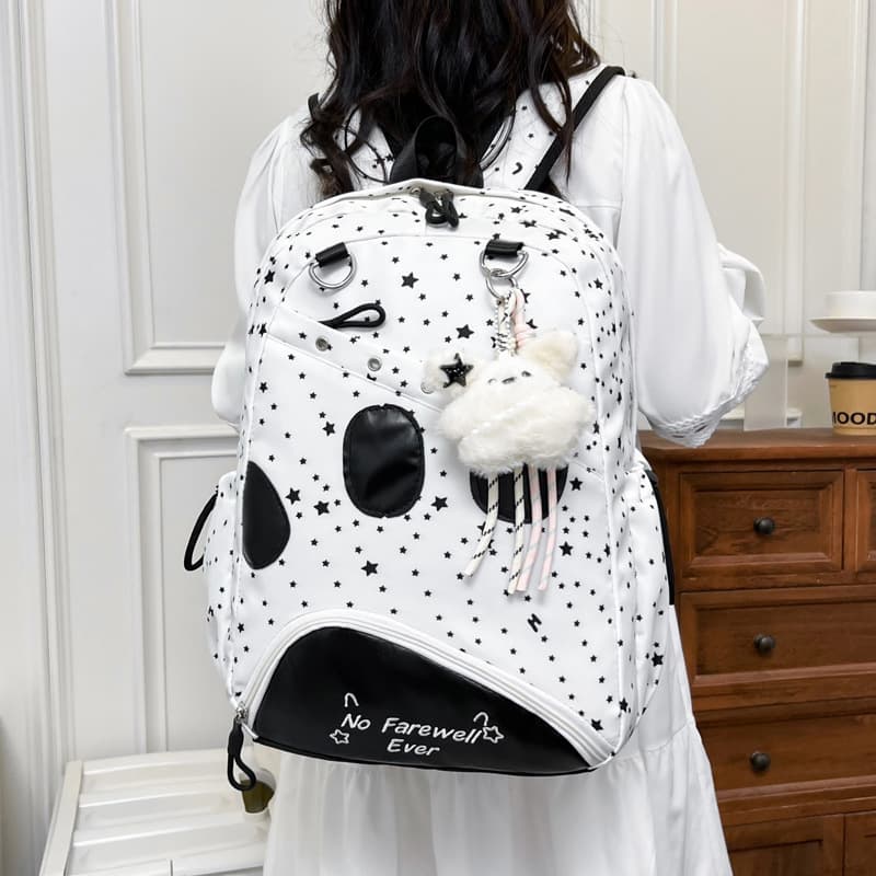 Fashion New Cross-border Middle School Student Casual Backpack Travel Large Capacity Girls Backpack Korean Style Junior High School Bag