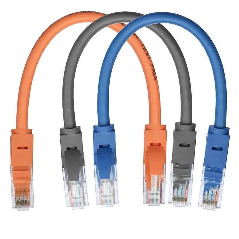 0.2m 7*0.16 Cat6 Oxygen-Free Copper Engineering Network Cable Colored Gray Black Blue Yellow Red