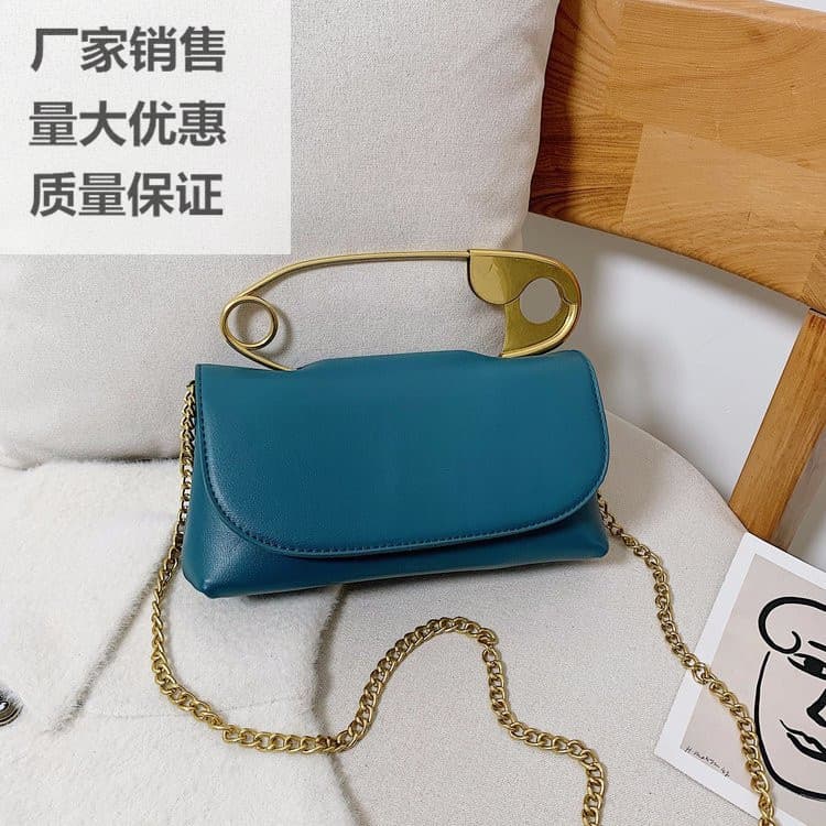 PU Spring New Fashion Evening Bag Crossbody Bag for Women Ins Trendy Chain Shoulder Bag