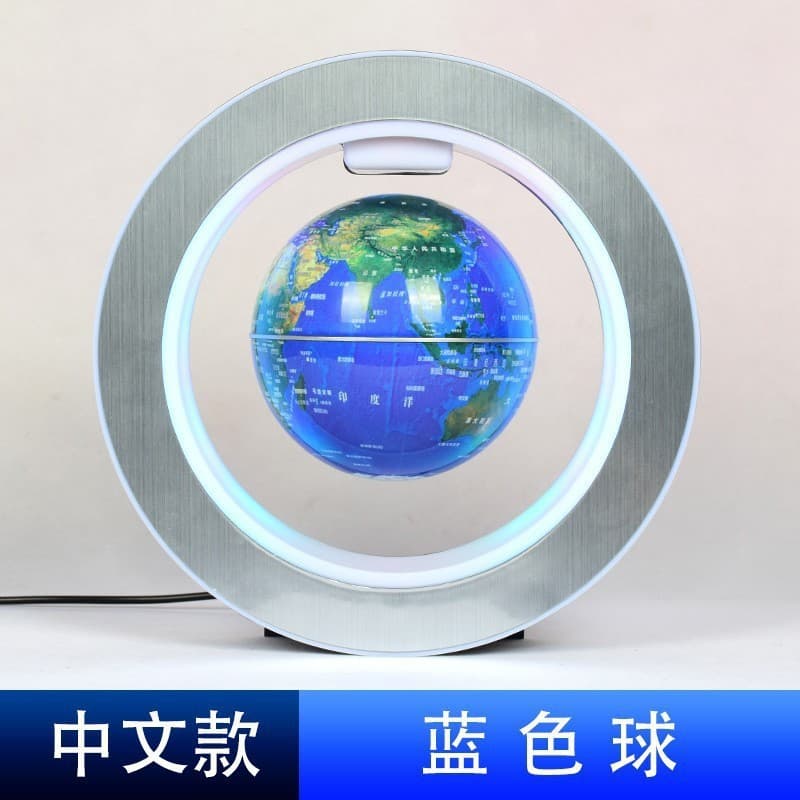 Magnetic Levitation Globe Illuminated Birthday Gift Mixed Color Lights Office Desktop Company Event Creative Gift Ornament