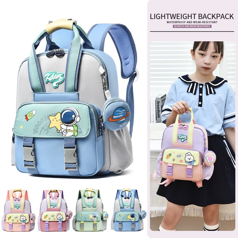 Wholesale Kindergarten Cartoon Cute Backpack for Boys and Girls Lightweight and Ergonomic Children's School Bag
