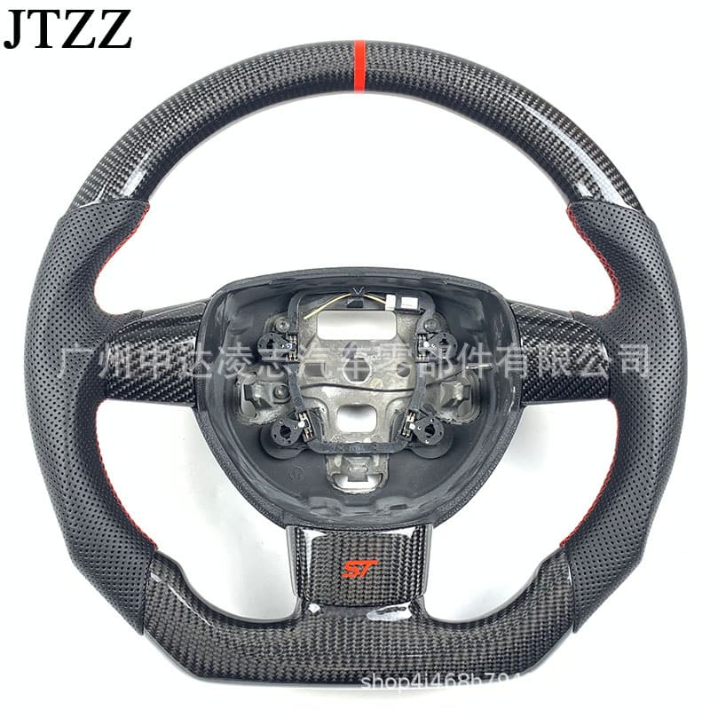 For Ford Classic Focus 2008 2009 2010 2011 MK2 Steering Wheel Carbon Fiber Modification