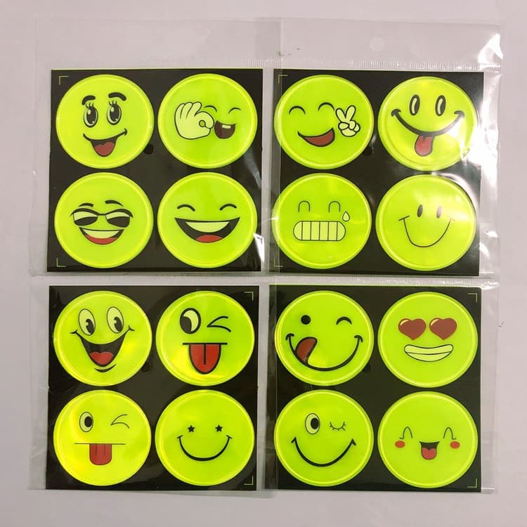 In stock: reflective face sticker, student backpack sticker, bicycle reflective sticker, body sticker, reflective safety warning sticker