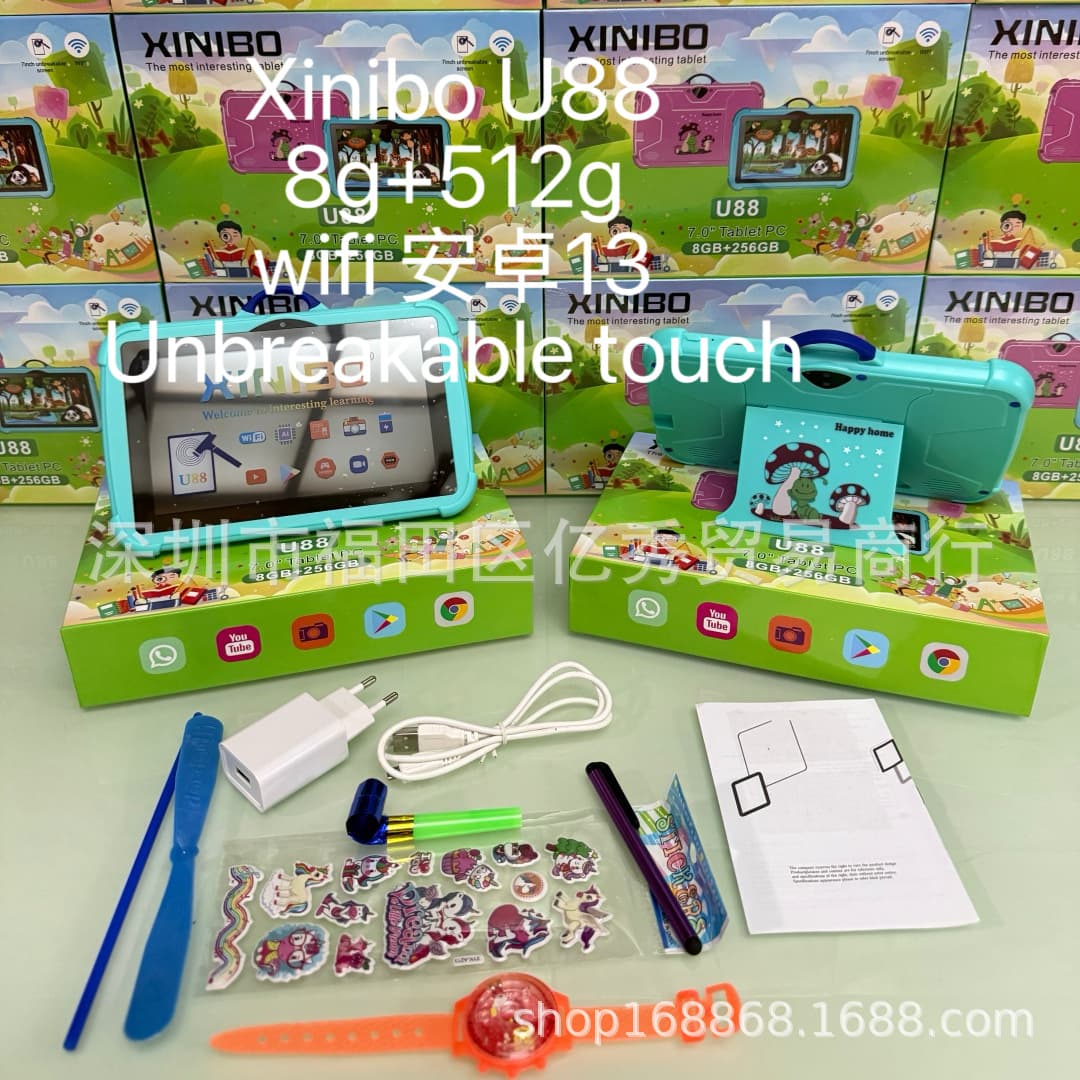 XINIBO U88 Kids Tablet Pc Android7.1 Export Protect wifi tablet