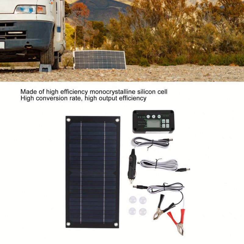 2026 New Cross-border Drop Shipping 600W Solar Panel Monocrystalline Silicon 100A Controller