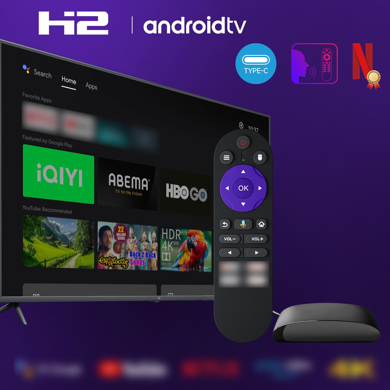 Export Model AM02 TV Box H313 Dual-Band Network TV Box Android 14 Bluetooth HD TVBOX