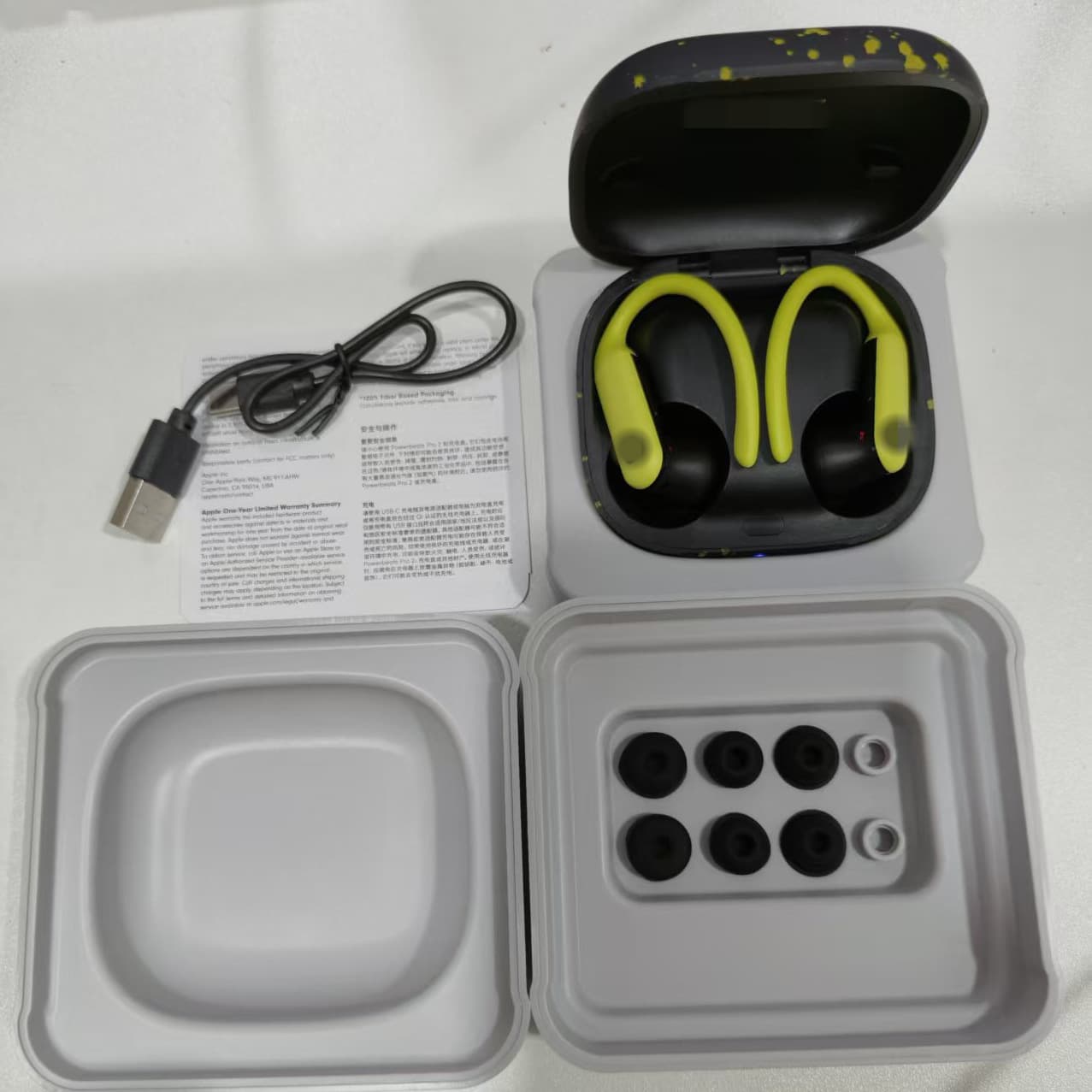 New Cross-border Co-branded Wireless Sports Bluetooth Earbuds with Pop-up Earphone Case, Compatible with Power Pro2