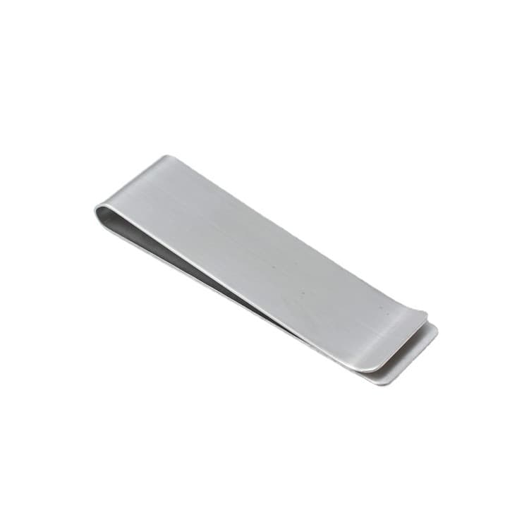Slim Stainless Steel Money Clip for Men, Slim Wallet Clip Card Holder, Practical Gift, Laser Engraving LOGO Available