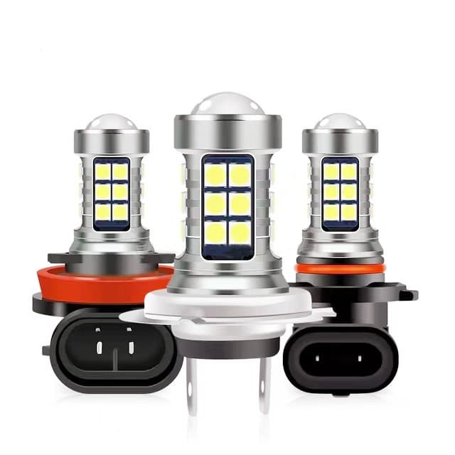 Car LED fog lights H11 9005 9006 H10 P13W H16 H8 H7 3030 27SMD car lights