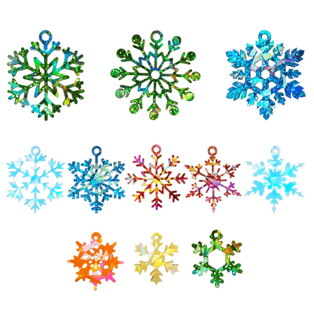 Holographic Laser Christmas Element Series Decoration DIY Silicone Mold Resin Silicone Mold