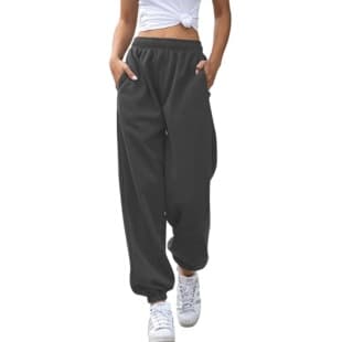 Women's High-Waist Casual Jogger Sweatpants with Drawstring, Lounge Pants, Long Pants, Fashionable for Amazon Cross-Border