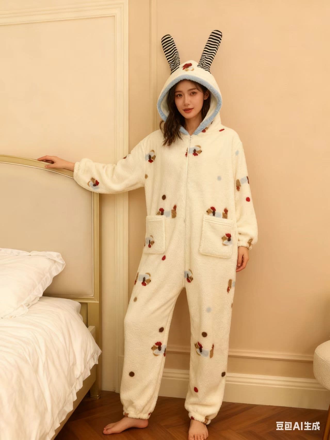 Cartoon Animal Onesie Pajamas Flannel Coral Fleece Bathrobe Sleep Robe Pegasus Unicorn Dinosaur Factory