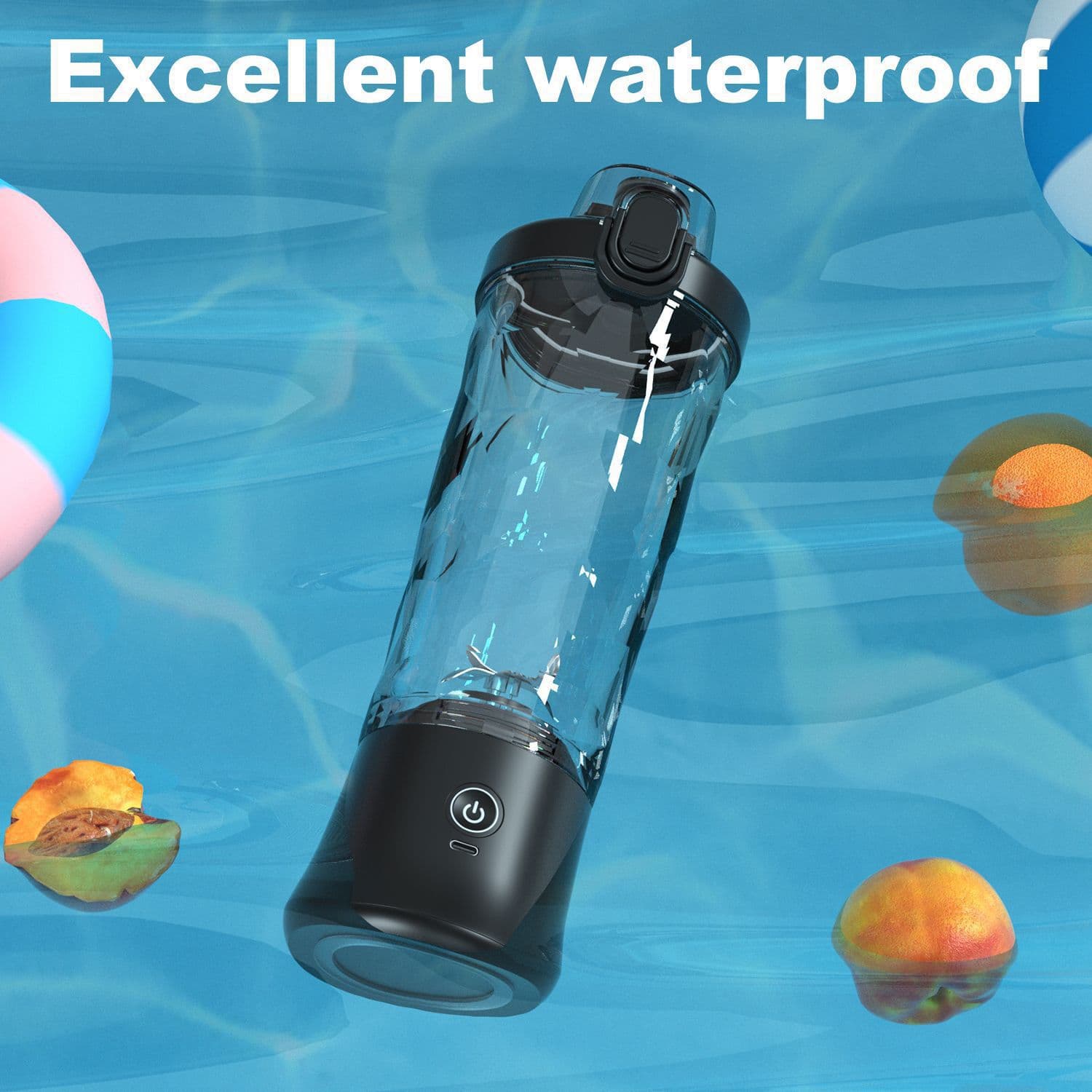 Cross-border hot-seller portable large capacity 600ML sports fitness blending cup with direct drinking spout, fresh juice maker, juicer cup