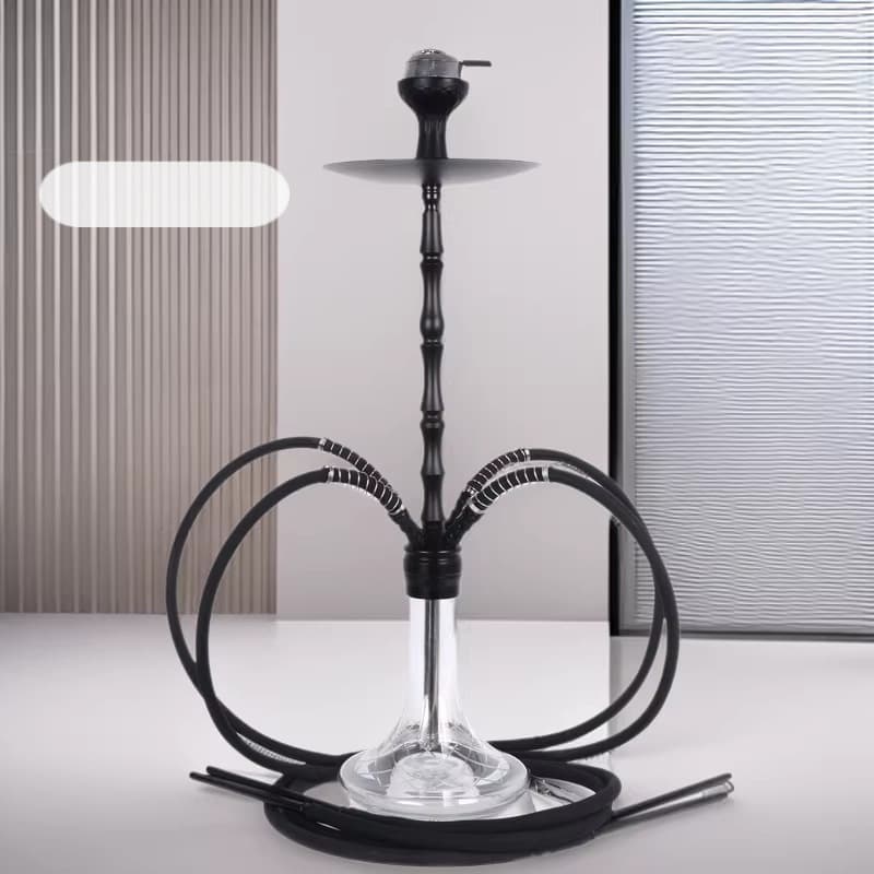 Arabic Large 4-Hose Shisha Hookah Set Aluminum Alloy Bar Hookah Drop Shipping
